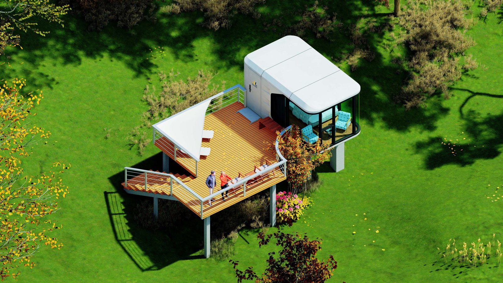 glamping capsule house